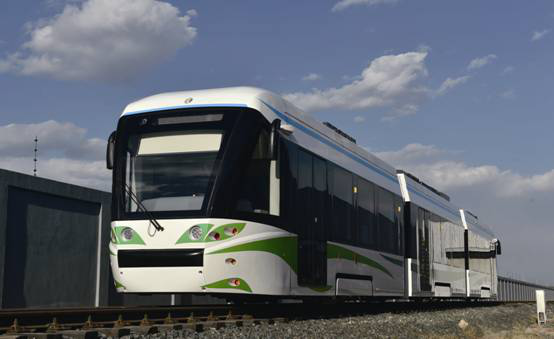 Fuel Cell/Super-Capacitor 100% Low Floor Tram