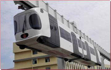 Suspended Monorail Vehicle