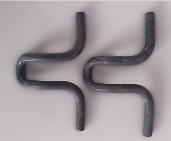 V-shaped spring bar