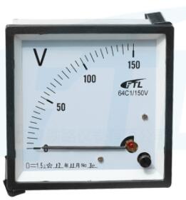 64C1 battery voltmeter