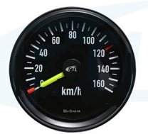 ZLS3/8 series double needle speedometer-160km