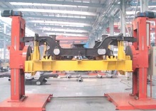 Bogie lifting turnover machine